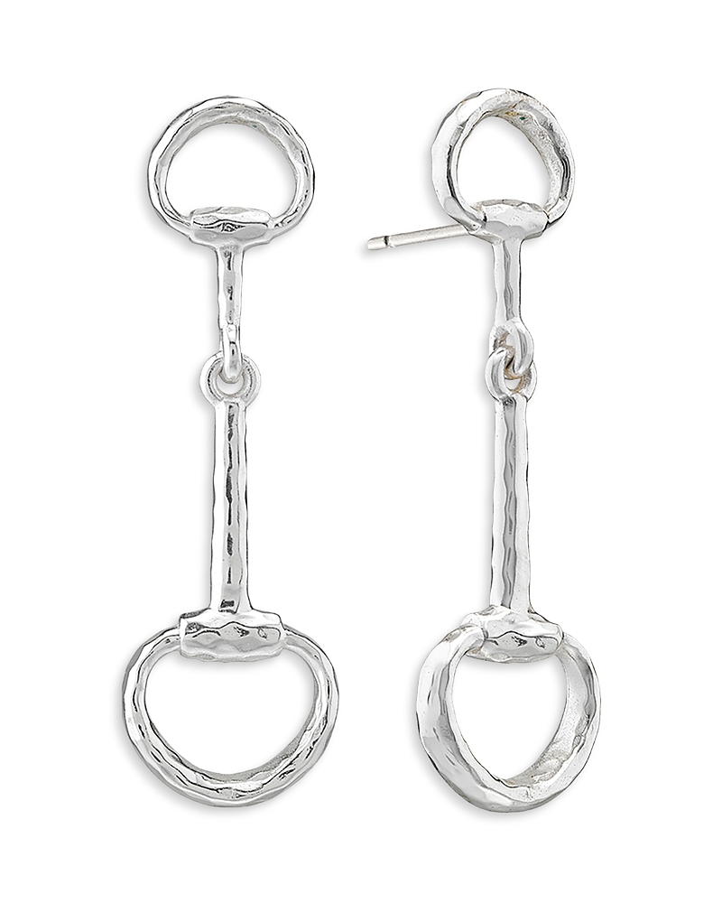 Capucine De Wulf Equestrian Snaffle Bit Earrings in 18K Gold Plated