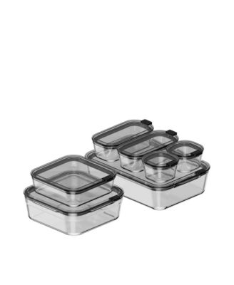 Stack Glass Food Storage Container, 14 PC Set
