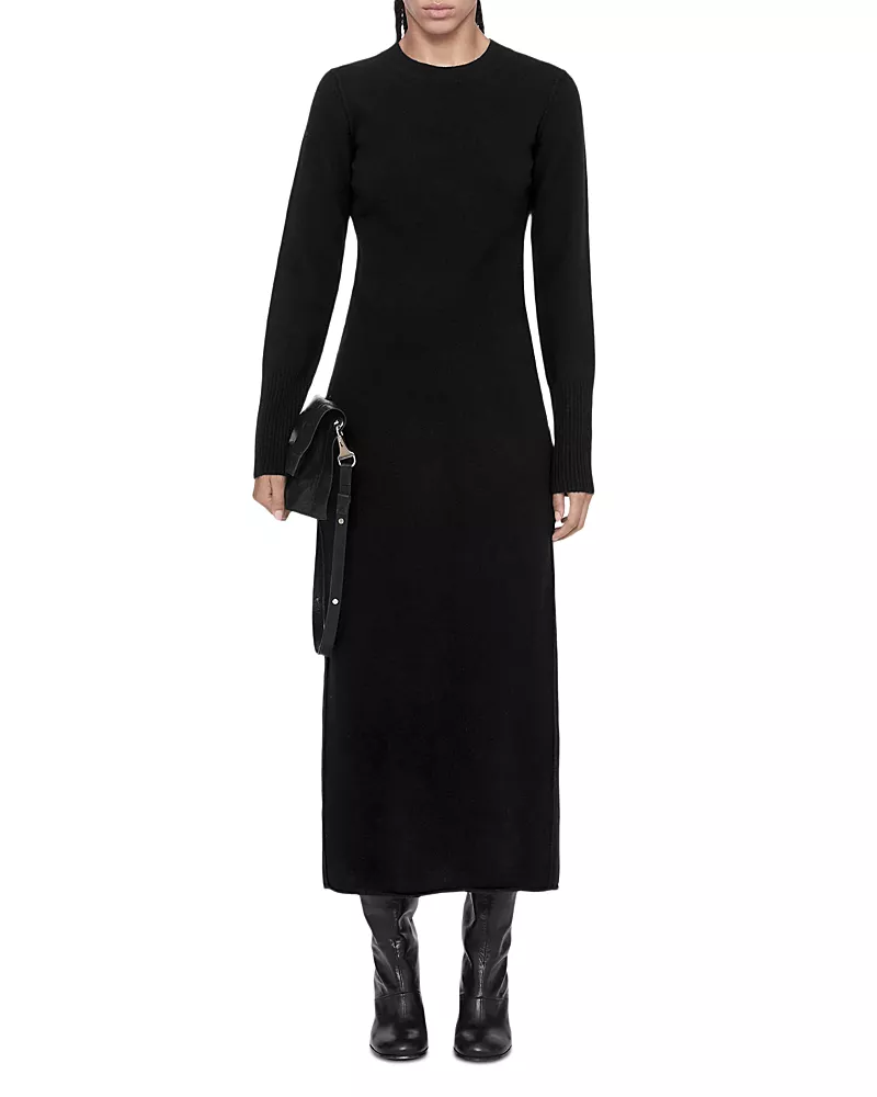 Allsaints Erith Wool Maxi Sweater Dress