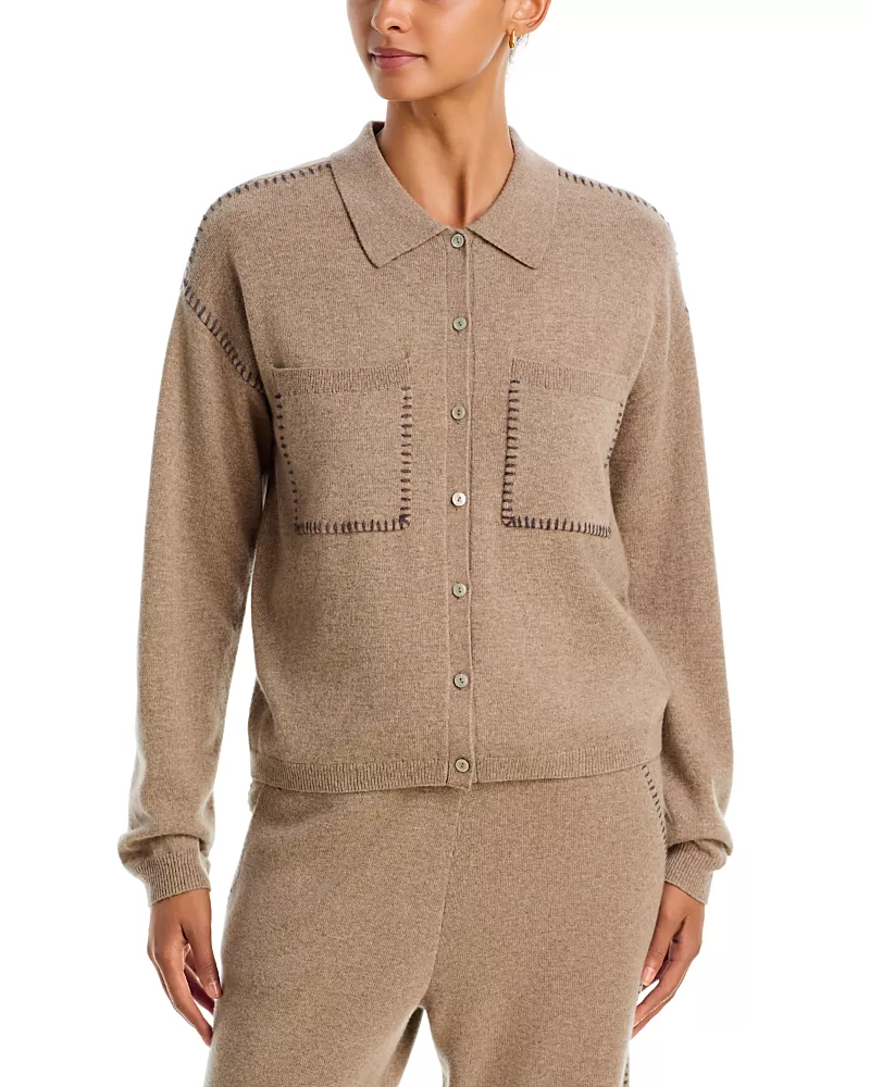 Bella Dahl Whipstitch Button Front Shirt