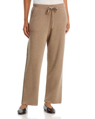 Whipstitch Straight Leg Pants
