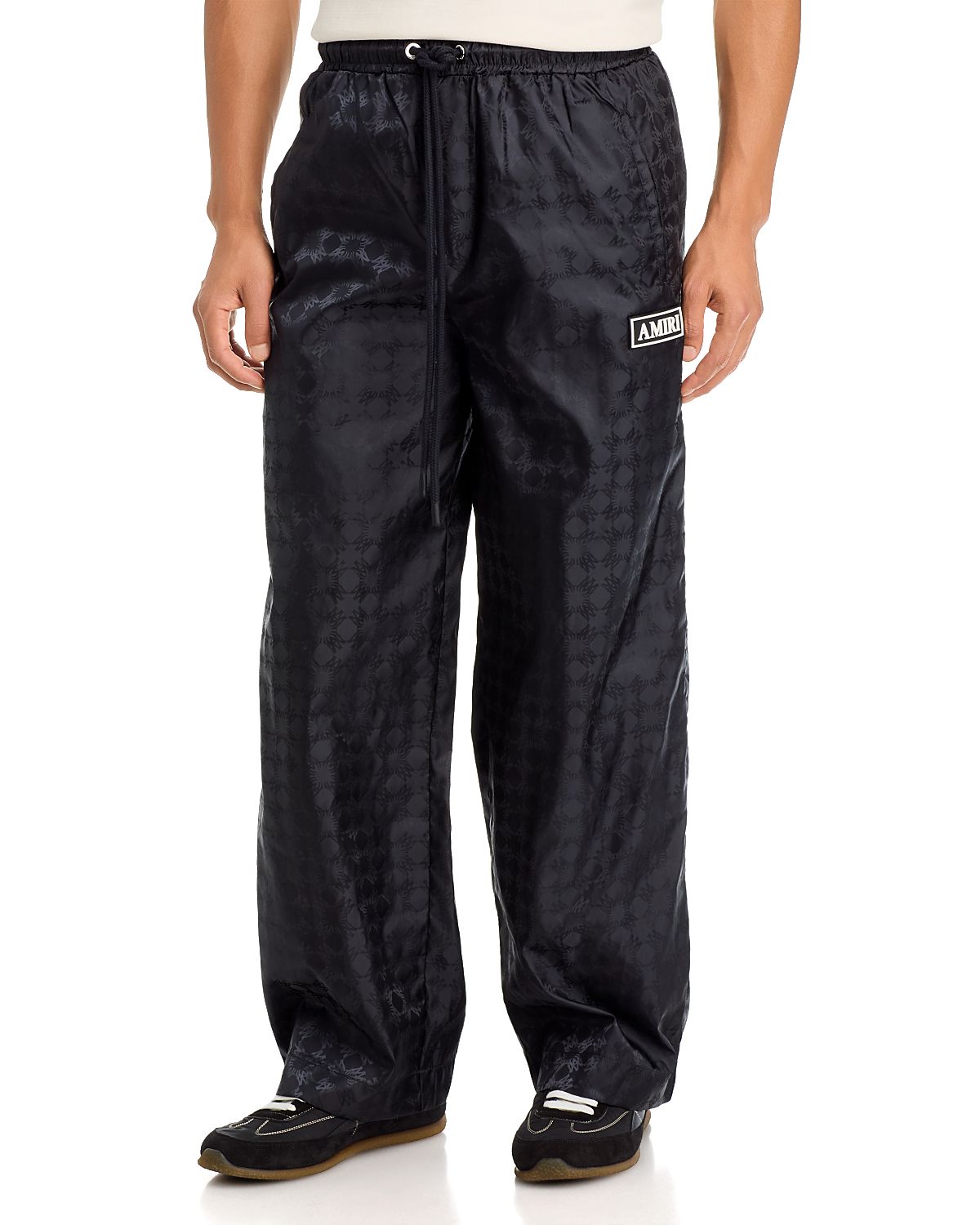 Amiri Regular Fit Ma Quad Monogram Logo Nylon Pants
