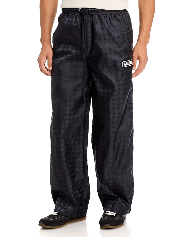 Amiri Regular Fit Ma Quad Monogram Logo Nylon Pants