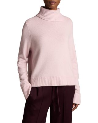 Wool & Cashmere Swing Turtleneck Slit Sweater