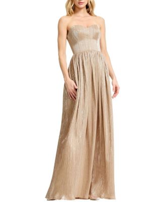  Audrina Plisse Maxi Gown