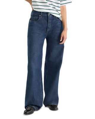 Vintage High Rise Wide Leg Jeans in Indigo1329