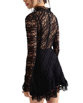 Woodland Whispers Lace Mini Dress - thumbnail 2