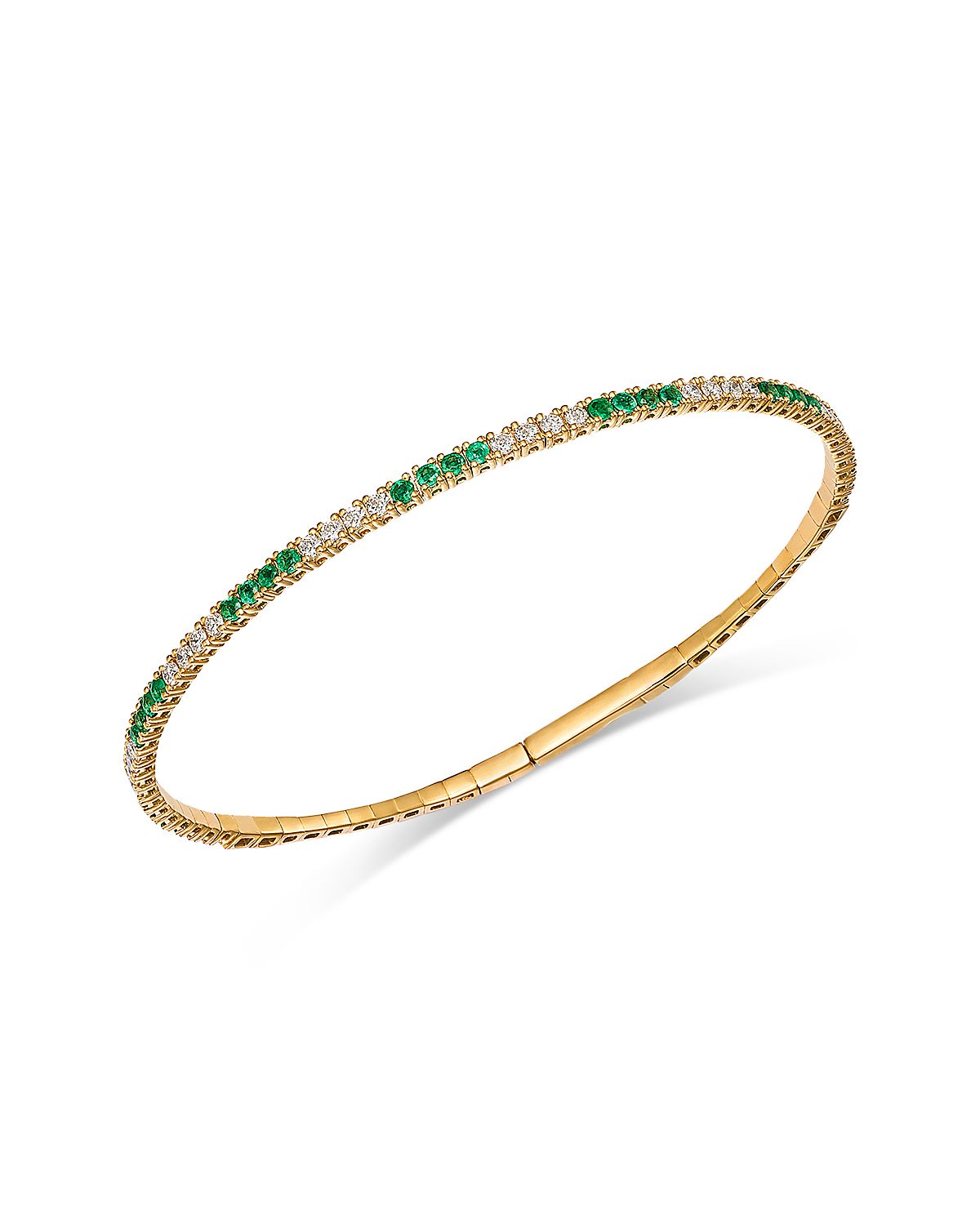 Bloomingdale's Fine Collection Sapphire & Diamond Bangle Bracelet