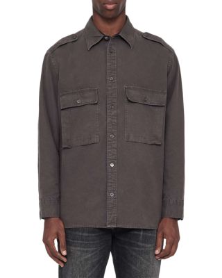Allsaints Hart Cotton & Linen Pocket Shirt