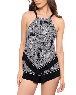 Borderline Annalise Faux Romper Swimsuit