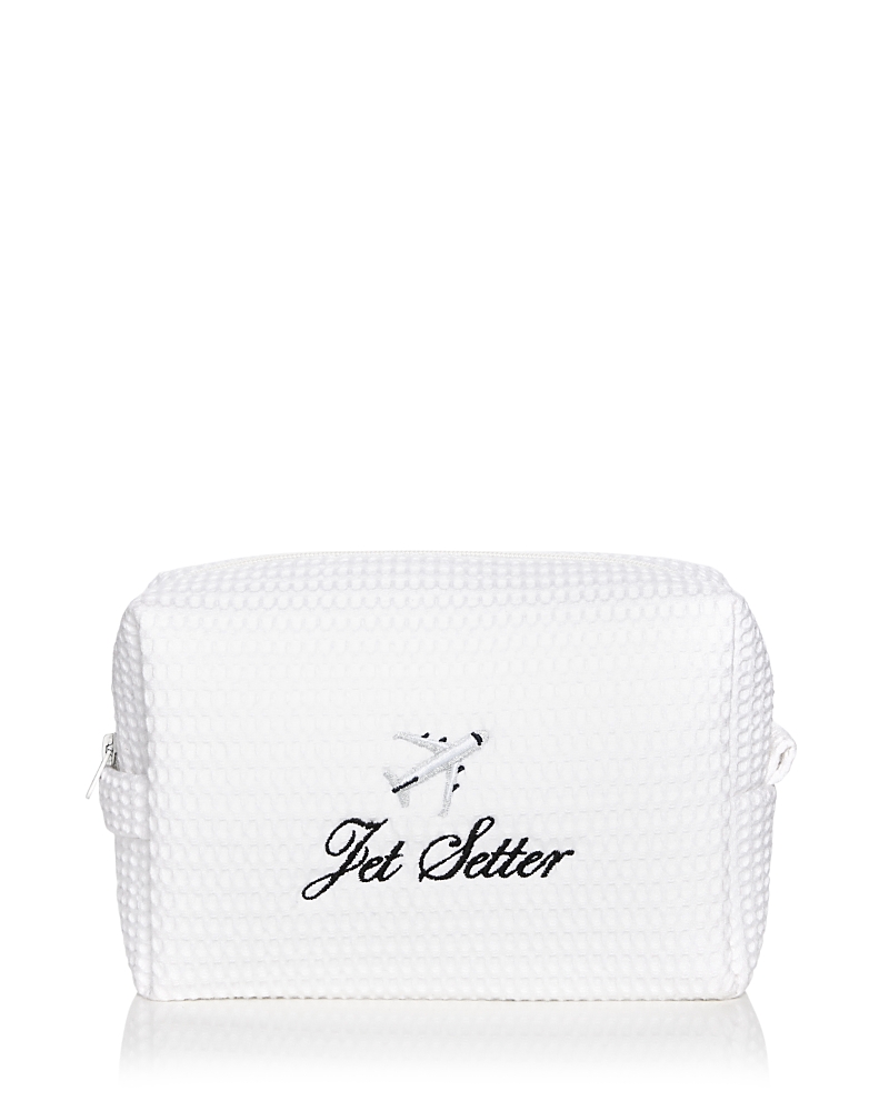 Abbode Jet Setter Waffle Cotton Blend Pouch