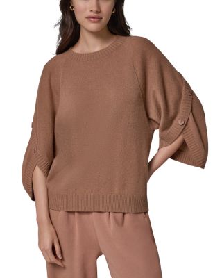 Wool & Cashmere Oversized Buttoned Sleeve Sweater
