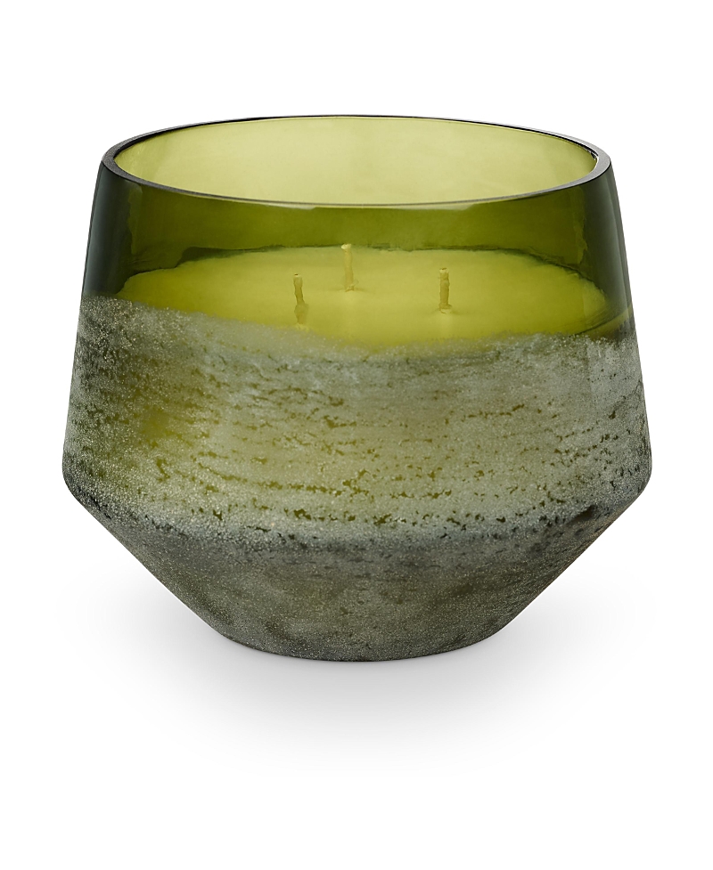 Illume Large Baltic Glass Candle, Balsam & Cedar, 31.4 Oz. In Green