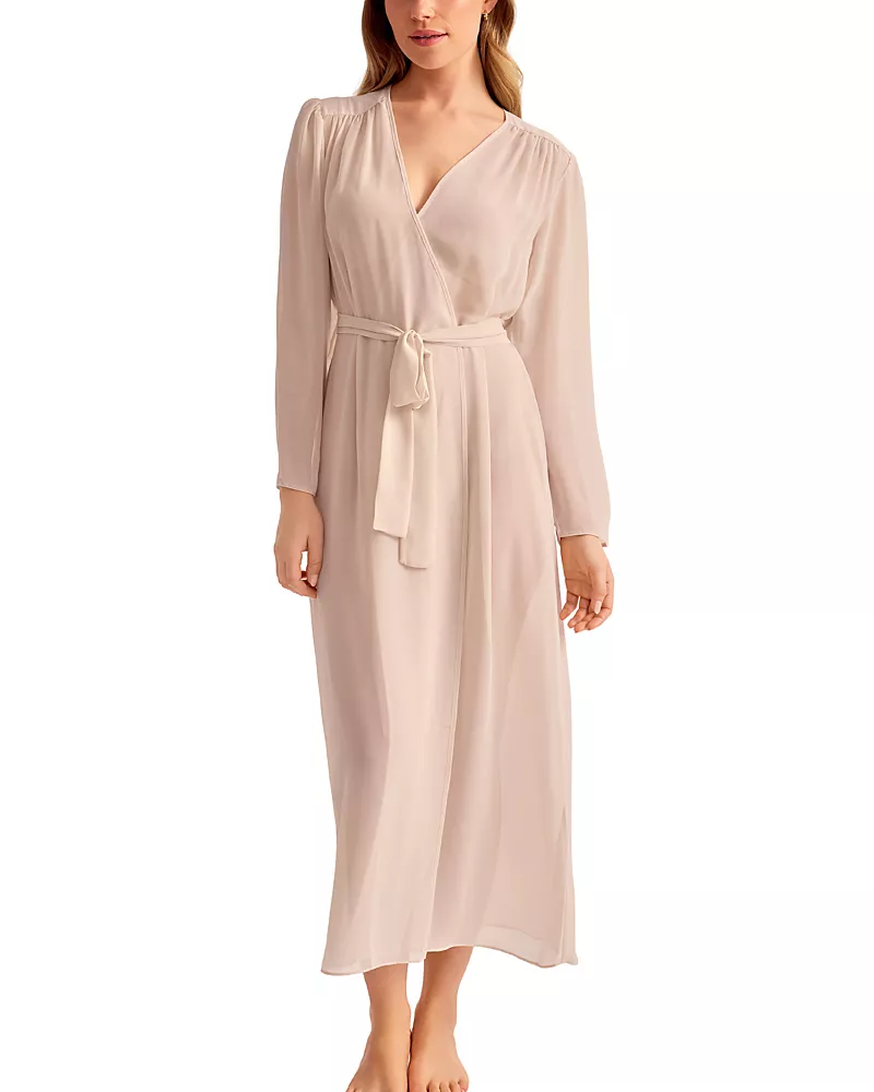 Rya Collection Lovely Belted Chiffon Robe