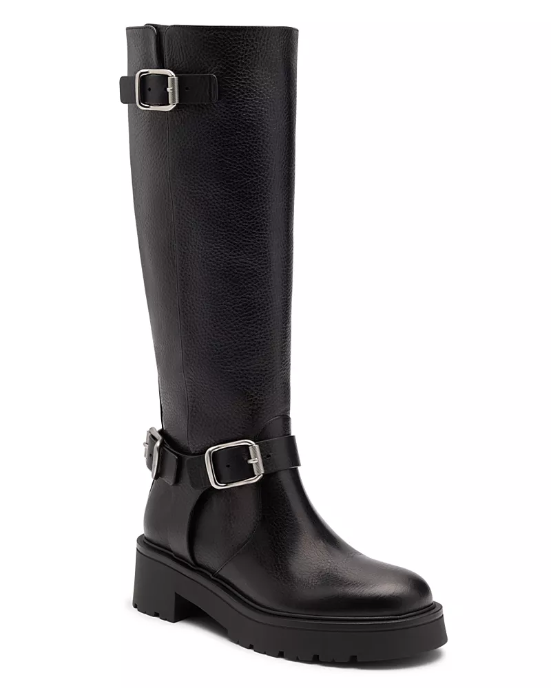 Stuart Weitzman Women's Ren Leather Knee High Boots