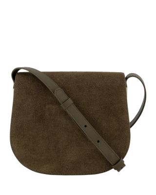 Eris Saddle Leather & Suede Crossbody