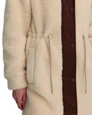 Jeremy Sherpa Contrast Trim Coat - thumbnail 6