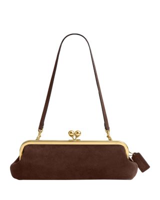 Kisslock 30 Leather Shoulder Bag