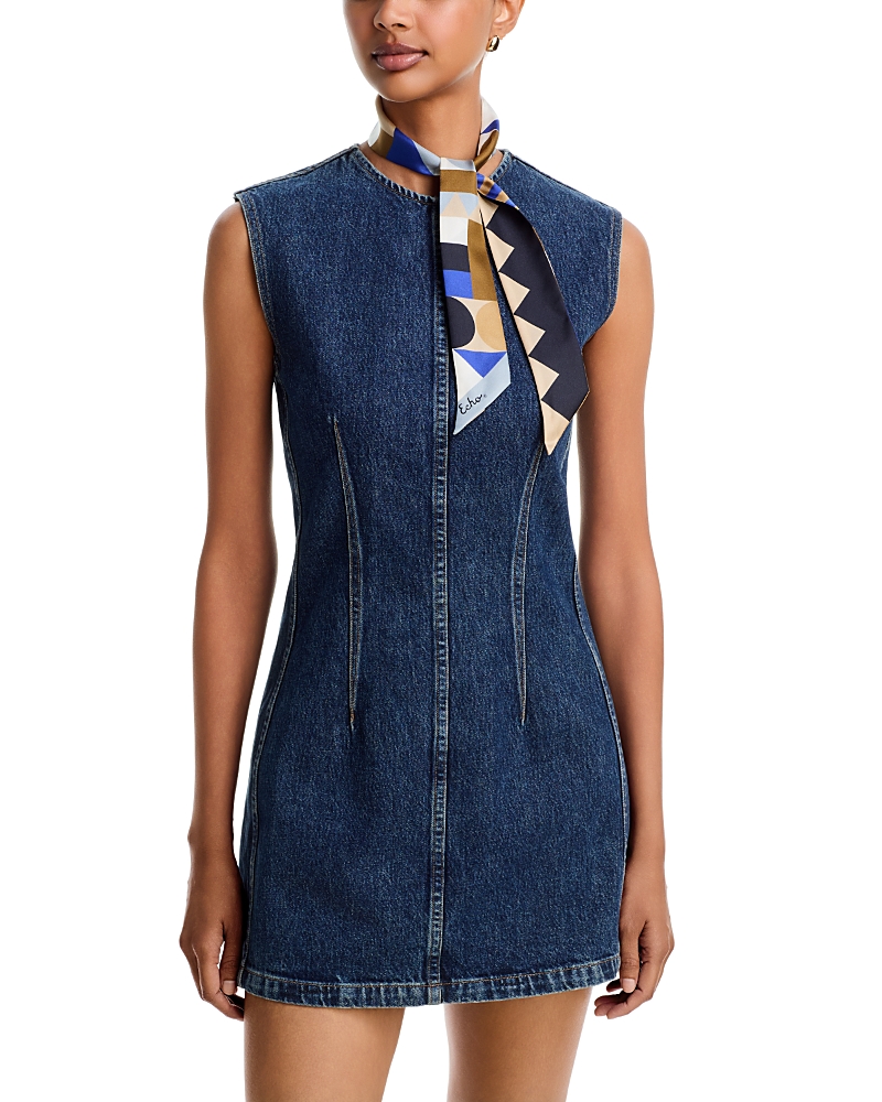 Echo Modernist Geo Silk Ribbon Scarf