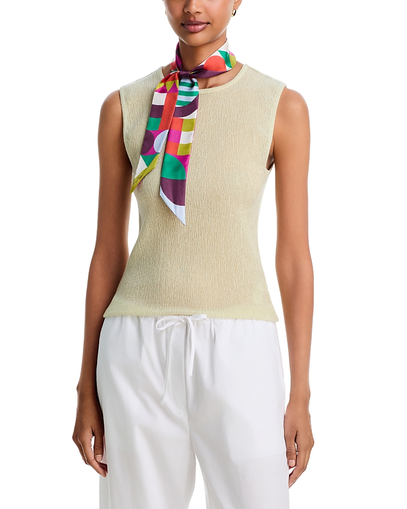 Echo Modernist Geo Silk Ribbon Scarf