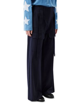 Tressé Tresse Poxton Tailored Trousers In Blue