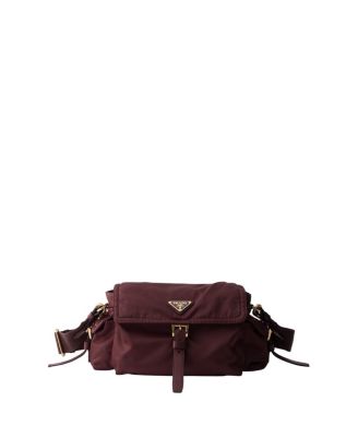  Explore Medium Re-Nylon Shoulder Bag With Flap