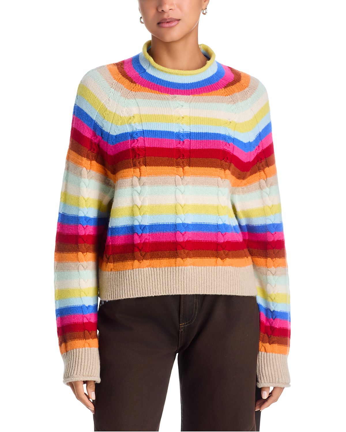 Mother The Concert Hickey Wool Sweater