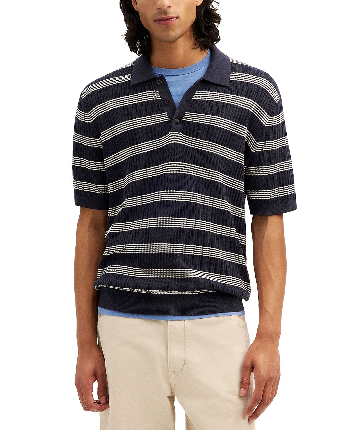 Madewell Carlos Three Button Short Sleeve Polo