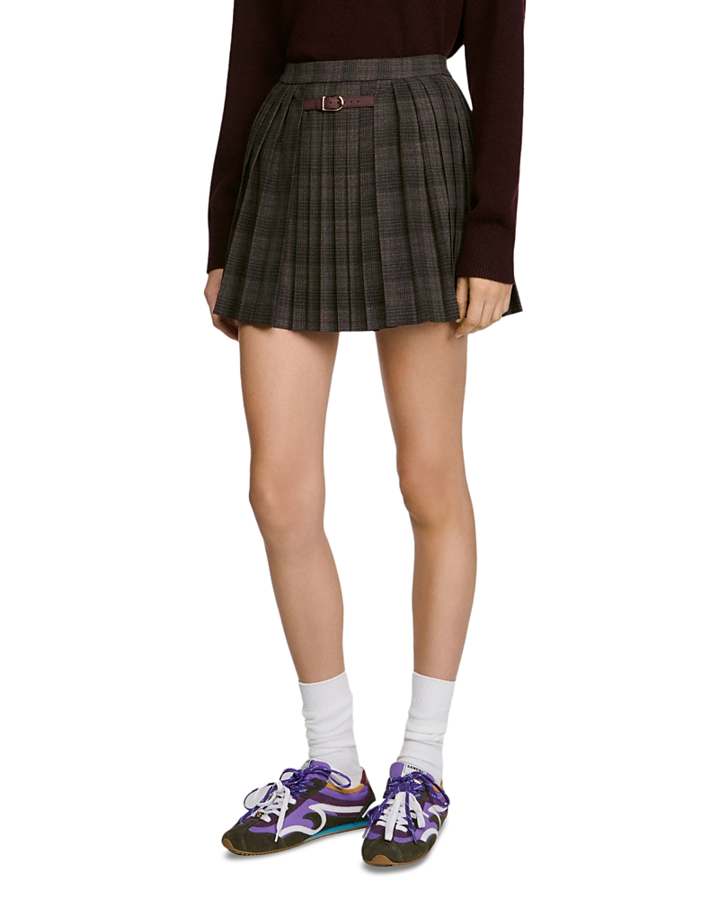 Sandro Kayla Pleated Skirt