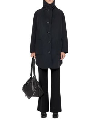 Allsaints Darcie Button Front Puffer Coat