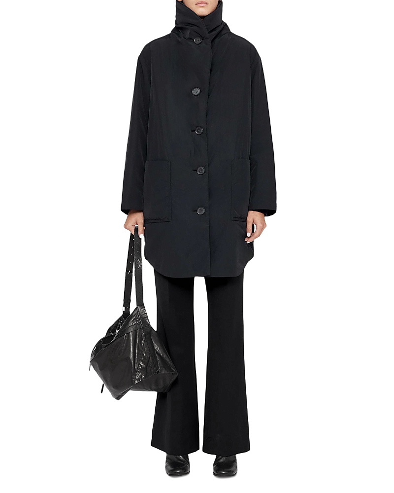 Allsaints Darcie Button Front Puffer Coat