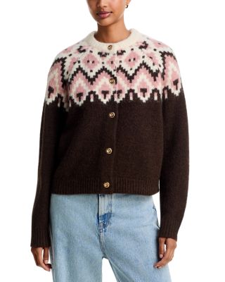 Fair Isle Crewneck Cardigan - Exclusive