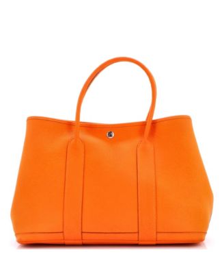 Garden Party 36 Printed Interior Leather Tote