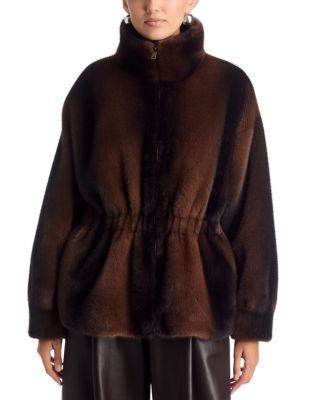 Kai Faux Fur Zip Front Jacket