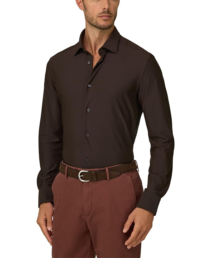 Boggi Milano Stretch Nylon B Tech Slim Fit Shirt