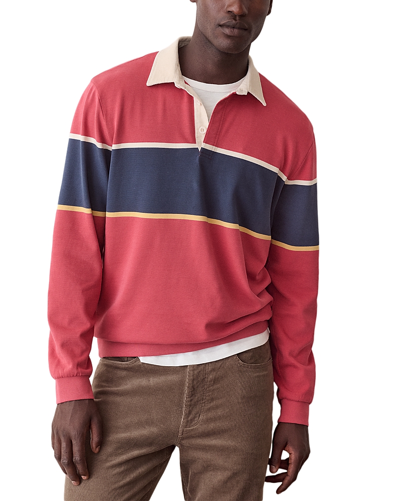 Marine Layer Luxe Jersey Rugby Polo