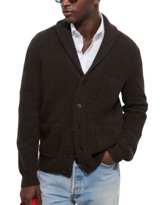Wallace Relaxed Fit Washed Cashmere Cardigan 