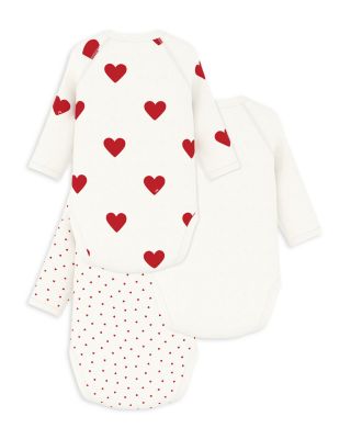 Girls' Crossover Bodysuits, 3 Pack - Baby