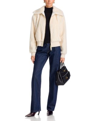 Nola Faux Fur Knit Jacket - thumbnail 2