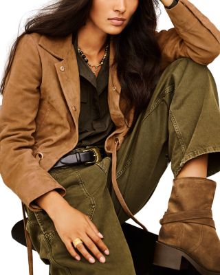 Manita Suede Drawstring Jacket - thumbnail 4