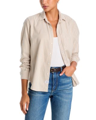 Cotton Printed Relaxed Button Up Shirt