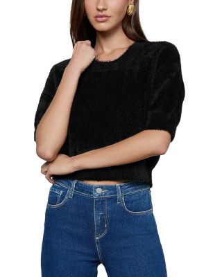 Guinevere Cropped Crewneck Sweater