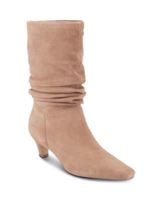 Women's Dalores Suede Kitten Heel Boots
