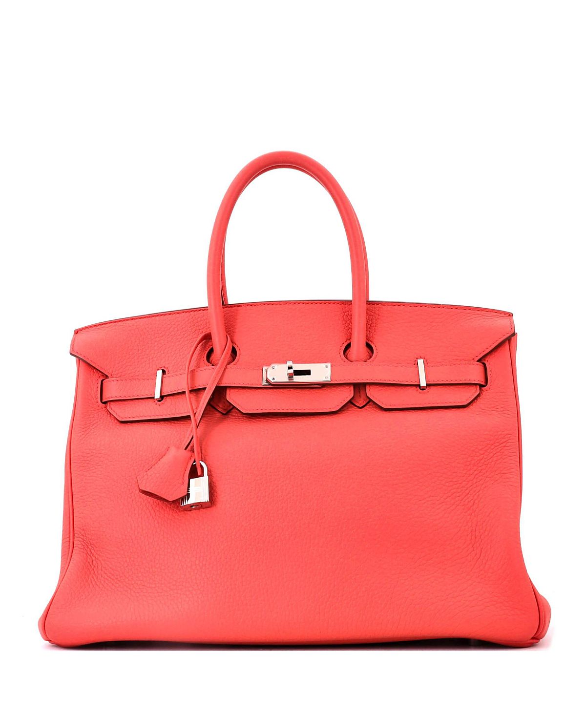 Pre-Owned HERMES Birkin 35 Togo Palladium Satchel