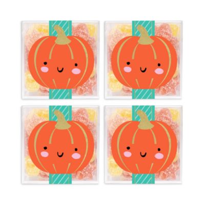 Pumpkin Super Sour Stars 4 Piece Candy Cube Kit 