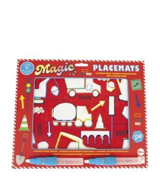  Construction Magic Water Placemats Set - 18+ Months