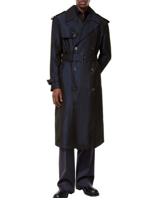  Long Silk Hoxton Trench Coat