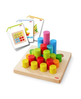 Colorful Towers Wooden Toy - Age 2+