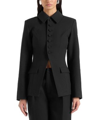 Harper Tailored Cinch Blazer with Detachable Collar