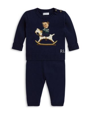 Boys' Polo Bear Sweater & Pants Set - Baby
